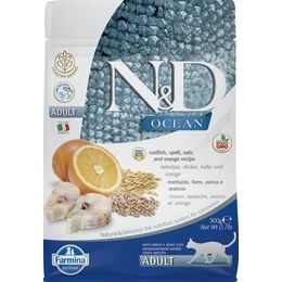 N&D OCEAN Cat LG Cod, Spelt, Oats & Orange Adult 300 g