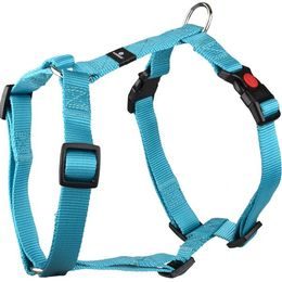 Flamingo Postroj nylon Ziggi tyrkysový M 2x45-65cm