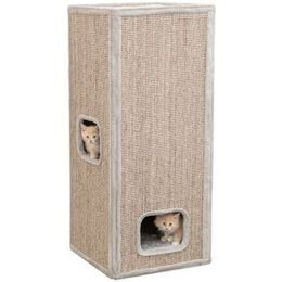 Trixie Škrabací věž JUNO 3 patra 116cm šedá