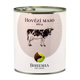 BOHEMIA Hovězí maso ve vlastní šťávě 800 g