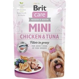 Brit Care Mini Dog kapsička Chicken&Tuna fillets in gravy 85 g