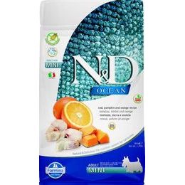 N&D OCEAN Dog GF Cod, Pumpkin & Orange Adult Mini 800 g