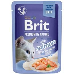 Brit Premium by Nature Cat Delicate Fillets in Jelly with Salmon 85 g