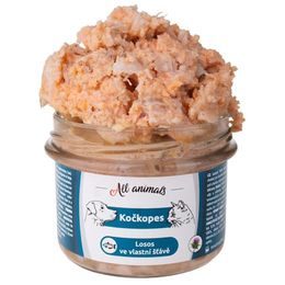 All Animals Kočkopes sklo losos ve vlastní šťávě 200g