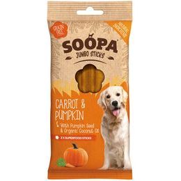 Soopa Pets Dentální tyčinky Jumbo s mrkví a dýní 170 g