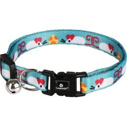 Flamingo Obojek cat Arwen 20-35cm modrý