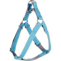 Flamingo Postroj nylon Elly modrý 2x35-60cm