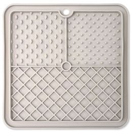 Epic Pet Podložka lízací Lick&Snack čtverec světle šedý 20x20cm