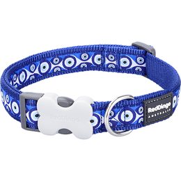 Red Dingo Obojek 12 mm x 20-32 cm Evil Eye Tmavě Modrá