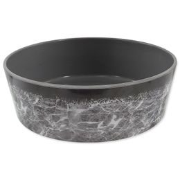 Dog fantasy Miska vzor mramor šedá 20cm 1300ml