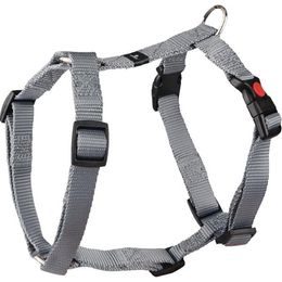 Flamingo Postroj nylon Ziggi šedý S 1,5x35-50cm