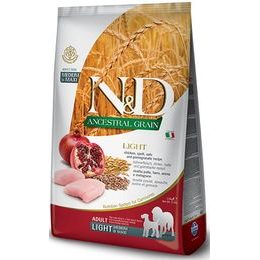 N&D ANCESTRAL GRAIN Dog LG Light-Chicken, Spelt, Oats & Pomegranate Adult Medium & Maxi 2,5 kg