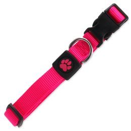 Active Dog Obojek Premium M růžový 2x34-49cm