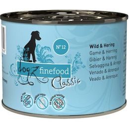 Dogz finefood Konzerva No.12 se zvěřinou a sledím masem 200 g