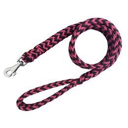BAFPET Lanové pletené vodítko HUGO fuchsie