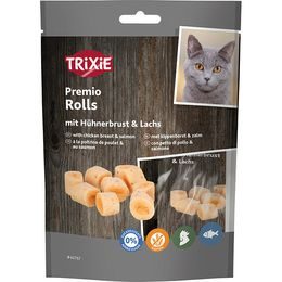 TRIXIE PREMIO Rolls válečky s kuřecím a lososem obsah masa 72 % 50 g