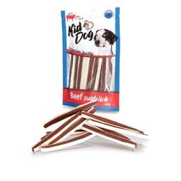 KidDog hovězí sendvič s treskou 80 g
