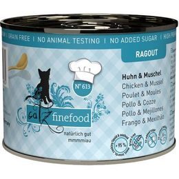 Catz finefood Konzerva CF Ragout No.613 s kuřecím masem a slávkou 180 g