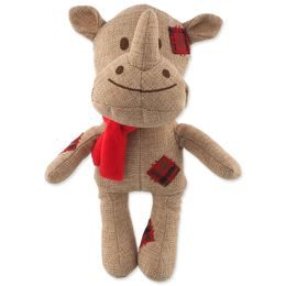 Dog fantasy Hračka Winter Tale Nosorožec juta pískací 25cm