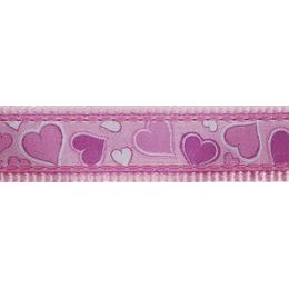Red Dingo Vodítko přepínací 12 mm x 2 m Breezy Love Pink