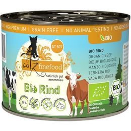 Catz finefood Konzerva CF Bio No.507 s hovězím masem 200 g