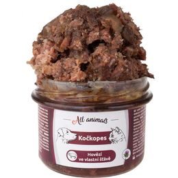 All Animals Kočkopes sklo hovězí ve vlastní šťávě 200g