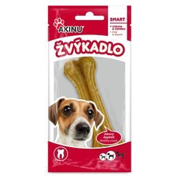 Akinu Kost z buvolí kůže přírodní pamlsek pro psy žvýkací 12 cm 1 ks
