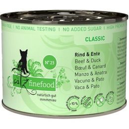 Catz finefood Konzerva CF No.23 - s hovězím a kachním masem 200g