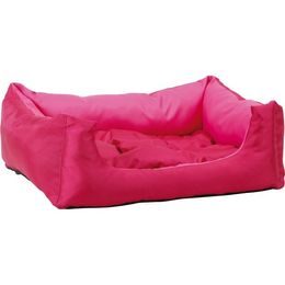 Argi Pelech pro zvířata obdélníkový s polštářem růžový 40 x 30 x 17 cm