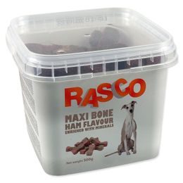 Rasco Pochoutka kalciová kost se šunkou 6cm 500g