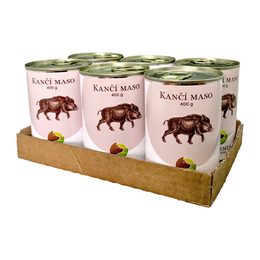 BOHEMIA 6x Kančí maso ve vlastní šťávě 400 g