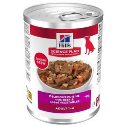 Hill's Science Plan Canine Adult Beef & Vegetables konzerva 363 g