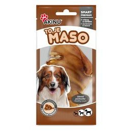 Akinu Vepřové sušené ucho pamlsek pro psy 1 ks