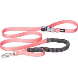 Red Dingo vodítko SuperLead Running Hi-Vis Peach 20 mm x 2,25 m