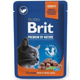 Brit premium Cat kapsička Salmon for Sterilised 100 g