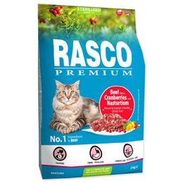Rasco Premium Krmivo Sterilized hovězí s brusinkou a lichořeřišnicí 2kg