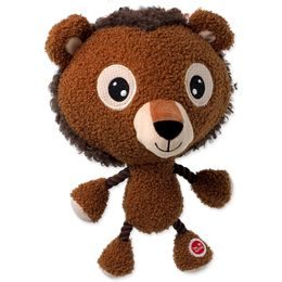 Dog fantasy Hračka Big head lev plyšový pískací 30cm