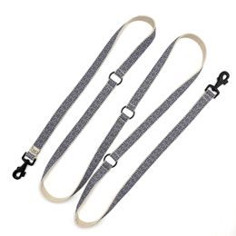 FUNKY DOG Konopné přepínací vodítko pro psa 3 m modrý folklórní vzor