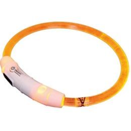 Nobby Obojek svítící 35cm oranžový