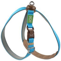 Dog fantasy Postroj LED 8'Style nabíjecí M/L 140cm