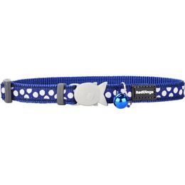Red Dingo Obojek pro kočky White Spots on Navy