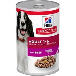 Hill's Science Plan Canine Adult Beef konzerva 370 g