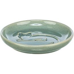 Trixie Miska keramická vytlačená kočka 0,15 l/ ⌀ 14,5 cm zelená