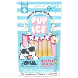Pup Ice Pochoutka chladící s jahodou a banánem 2ks 90g