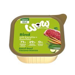 WOW Paštika Hovězí s karotkou Adult 150g