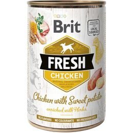 Brit Fresh konzerva Chicken with Sweet Potato 400 g
