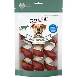 Dokas Spirály z hovězí kůže obalené kachním masem 110 g