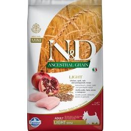 N&D ANCESTRAL GRAIN Dog LG Light-Chicken, Spelt, Oats & Pomegranate Adult Mini 2,5 kg