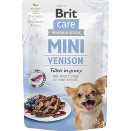 Brit Care Mini Dog kapsička Venison fillets in gravy 85 g