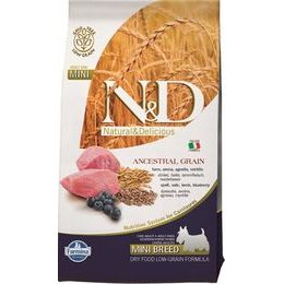 N&D ANCESTRAL GRAIN Dog LG Lamb, Spelt, Oats & Blueberry Adult Mini 2,5 kg